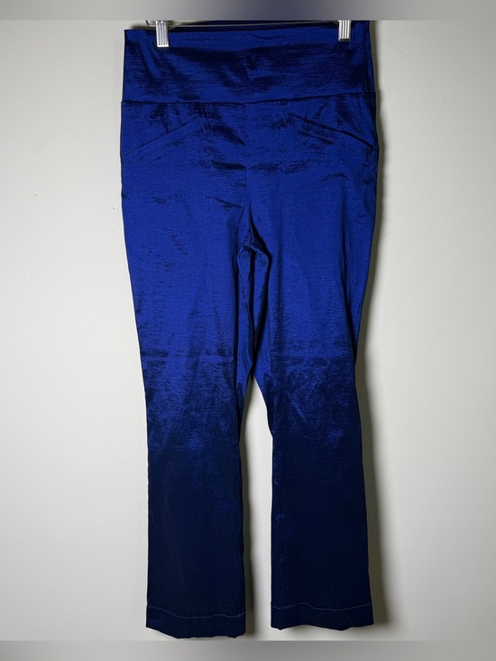 Bitte Kai Rand Pants - Bitte Kai Rand Pants Cobalt Blue Textured High-Waisted Danish Designer XS Scandi